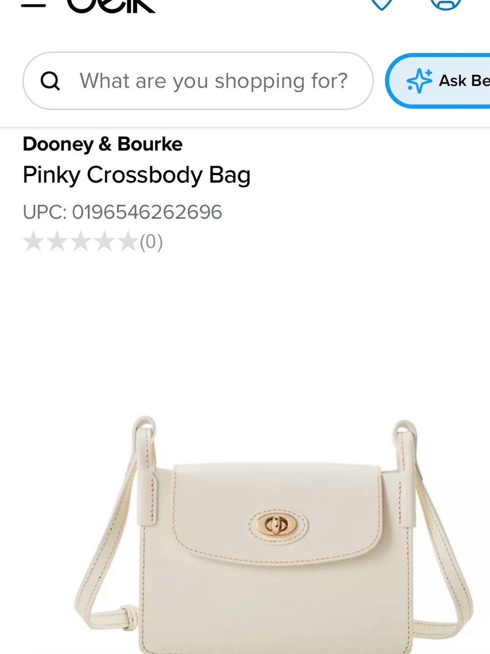 Dooney & Bourke pinky crossbody